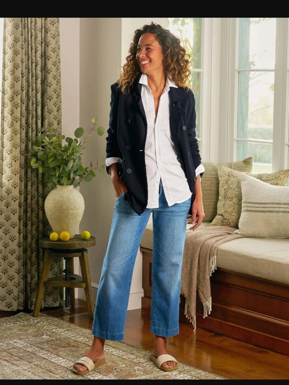 Frank & Eileen Women's Light Blue Denim Jeans - Size 10